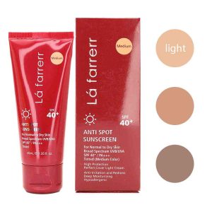ضد آفتاب و ضدلک رنگی پوست های چرب و مستعد آکنه +SPF40  (مدیوم)