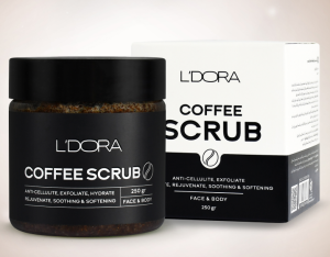 اسکراب قهوه صورت و بدن لدورا