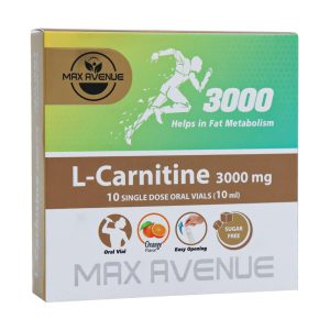محلول خوراکی ال کارنیتین 3000 میلی گرم مکس اونیو